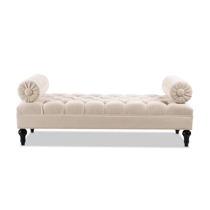 Lewis Bolster Arm Entryway Bench