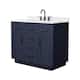 Option Dark Blue / White Quartz Top / Matte Black