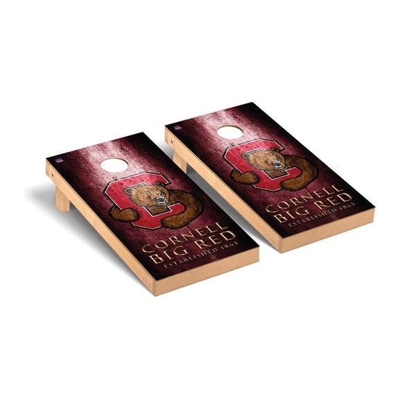 slide 2 of 5, Cornell Big Red Museum Cornhole Board Set