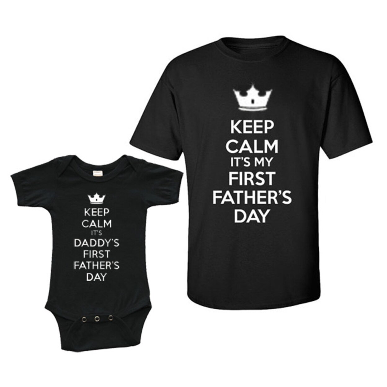 first fathers day shirt and onesie
