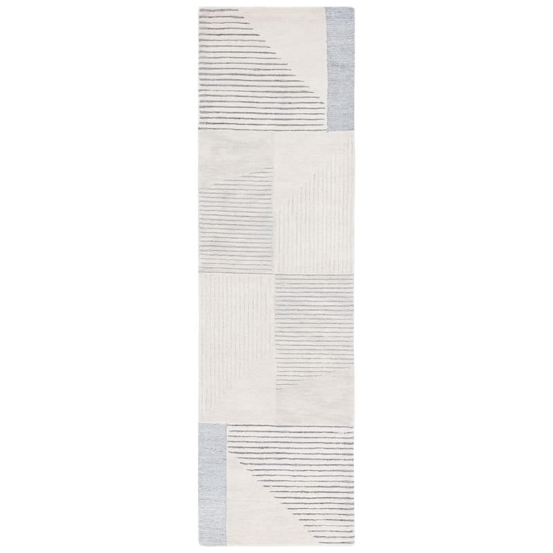 SAFAVIEH Handmade Ebony Makvala Contemporary Wool Rug
