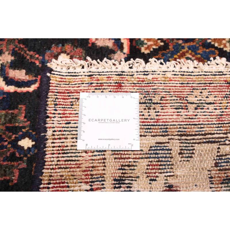 ECARPETGALLERY Hand-knotted Andelz Dark Navy Wool Rug - 3'4 x 9'9