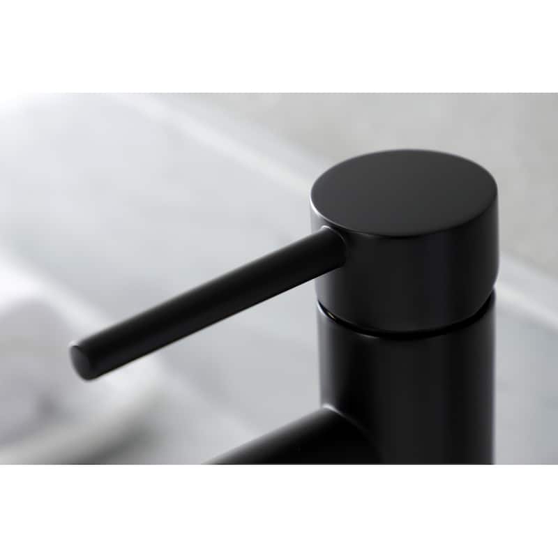Kingston Brass Concord Single-Handle 1-Hole Deck Mount Bathroom Faucet with Push Pop-Up