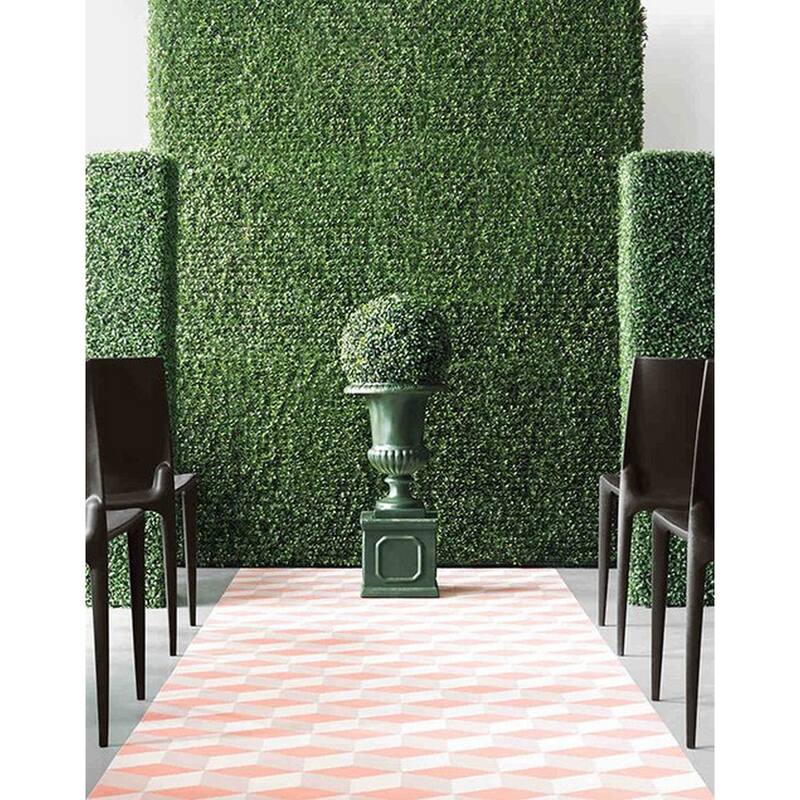 40 in x 120 in Artificial Boxwood Roll Panels for Outdoor Use - 1 Roll