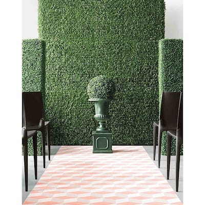 40 in x 120 in Artificial Boxwood Roll Panels for Outdoor Use - 1 Roll