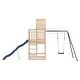 preview thumbnail 5 of 15, vidaXL Swing Set Outdoor Backyard Wooden Playground Equipment for Kids Age 3-8