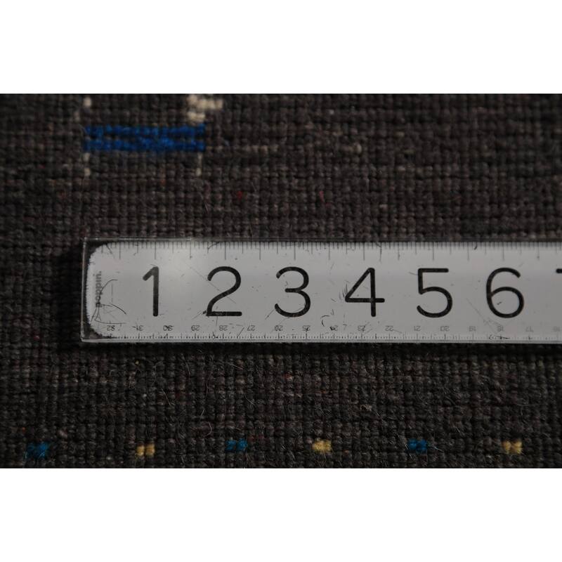 Tribal Gabbeh Oriental Foyer Rug Handmade Wool Carpet - 2'8"x 4'9"