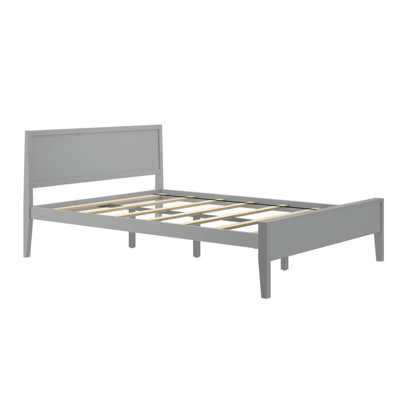 Max and Lily Queen-Size Bed with Panel Headboard