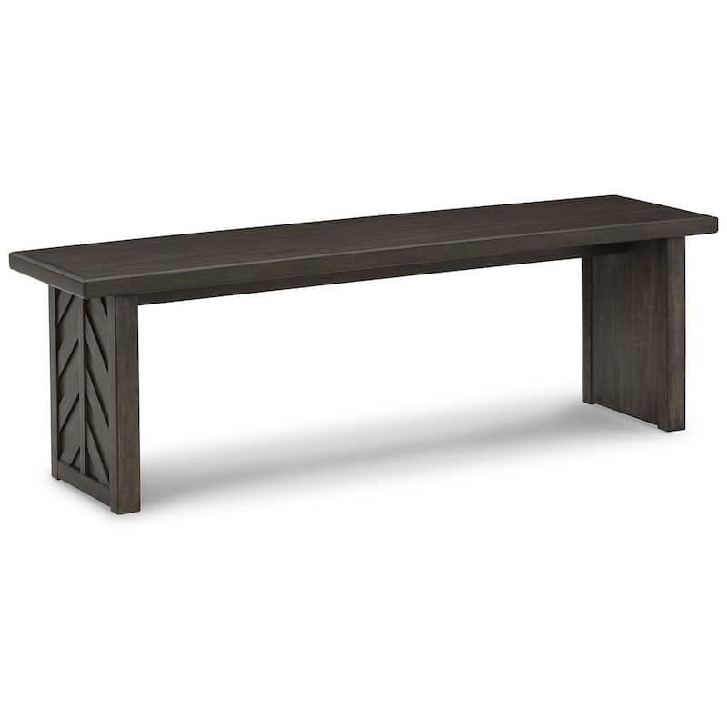 Signature Design by Ashley Arkenton Gray/Brown Dining Table and 2 Chairs and 2 Benches