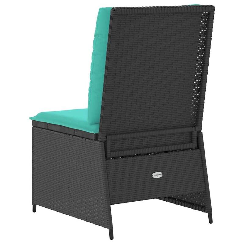 vidaXL Garden Sofa with Cushion Poly rattan - 54 x 67 x 95 cm