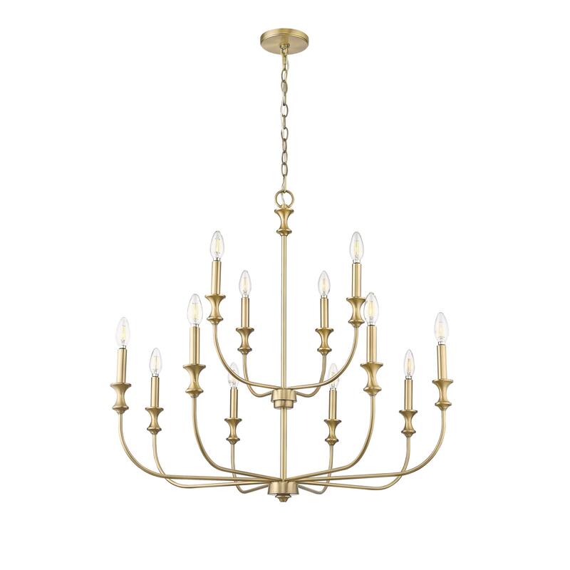 Millennium Lighting 29612 Savanne 12 Light 34" Wide Taper Candle Style