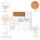 preview thumbnail 7 of 6, COSTARS Kids Study Desk and Chair Sets with Hutch and 2 Storage Drawers