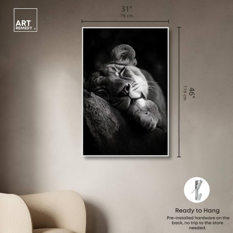 Resting Predator Canvas by Art Remedy