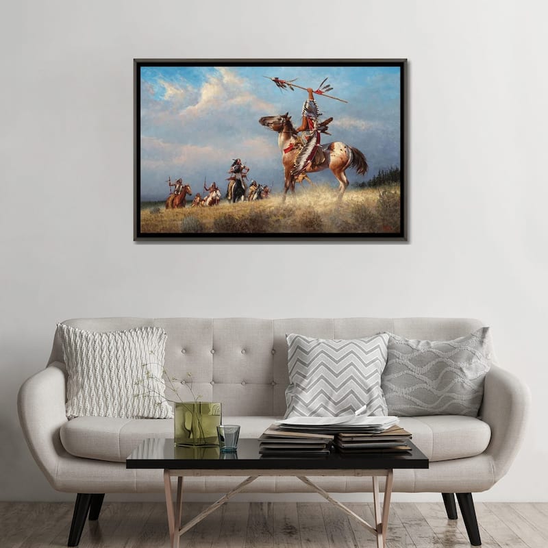 iCanvas "Gathering The Eagles" by Joe Velazquez Framed