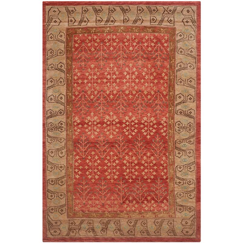 SAFAVIEH Couture Hand-knotted Friederike Maayke Traditional Oriental Wool Rug