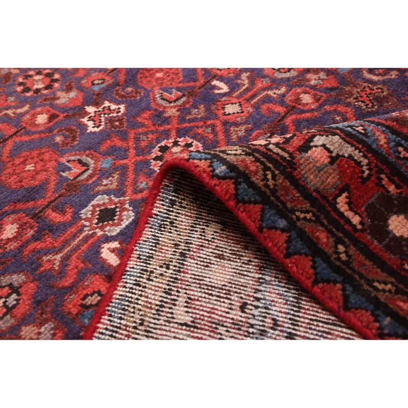 ECARPETGALLERY Hand-knotted Andelz Dark Navy Wool Rug - 3'5 x 10'2