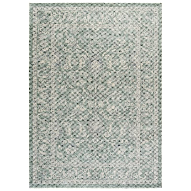 SAFAVIEH Harrison Gilta Transitional Rug - 5'3" x 7'6" - Green/Ivory