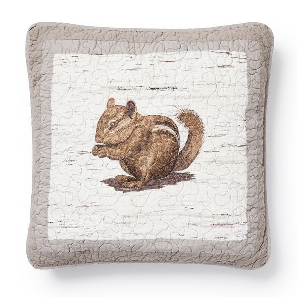 slide 2 of 3, Donna Sharp Birch Forest Chipmunk Decorative Pillow