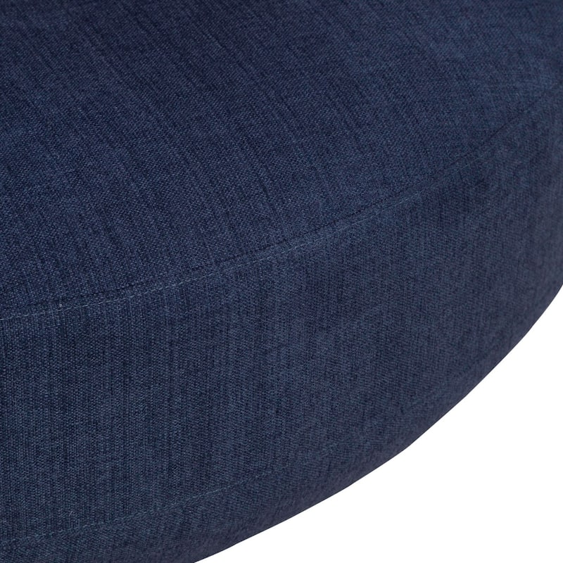 Haley Upholstered Swivel Cuddler Chair - Width 47" x Depth 44" x Height 31"