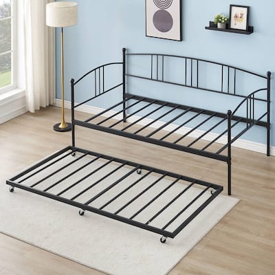 Twin Size DayBed Frame , Sofa Bed with Trundle