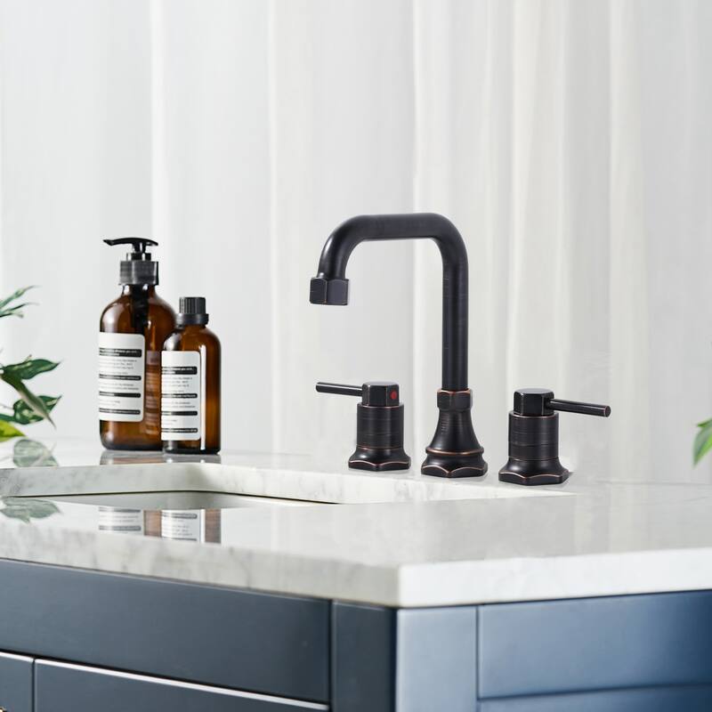 WOWOW Modern-Style Bathroom Faucet with Pop-Up Drain