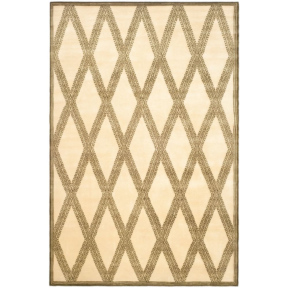 SAFAVIEH Couture Hand-knotted Kerti Wool/ Silk Rug