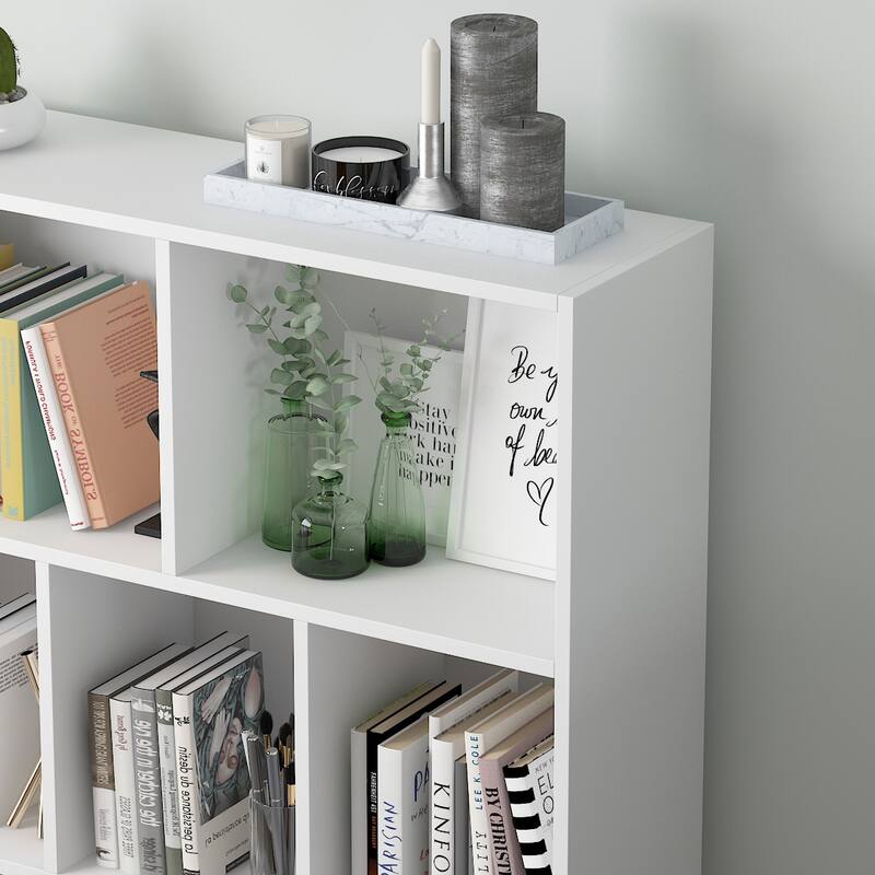 31.5" x 9.4" Bookcase with 3-tier for display