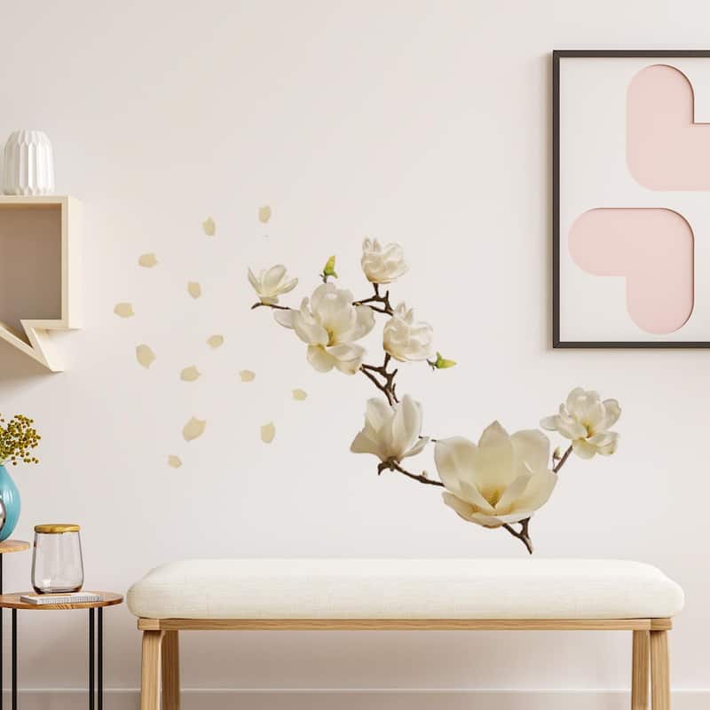 Walplus Wall Sticker Colorful Large Magnolia Flower Art Decal Home Decor