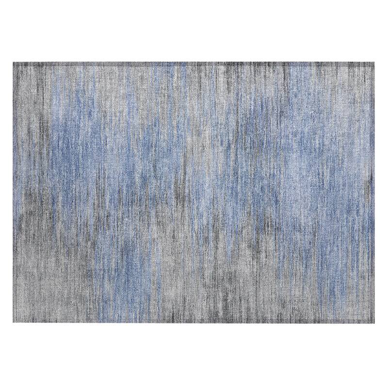 Machine Washable Indoor/ Outdoor Chantille Modern Ombre Rug
