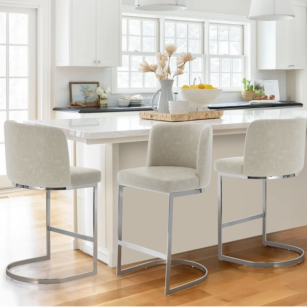 26 Upholstered Bar Stools Counter Height Stools 18.11 W x 19.69 D x 37.4 H On Sale Bed Bath Beyond 38443166