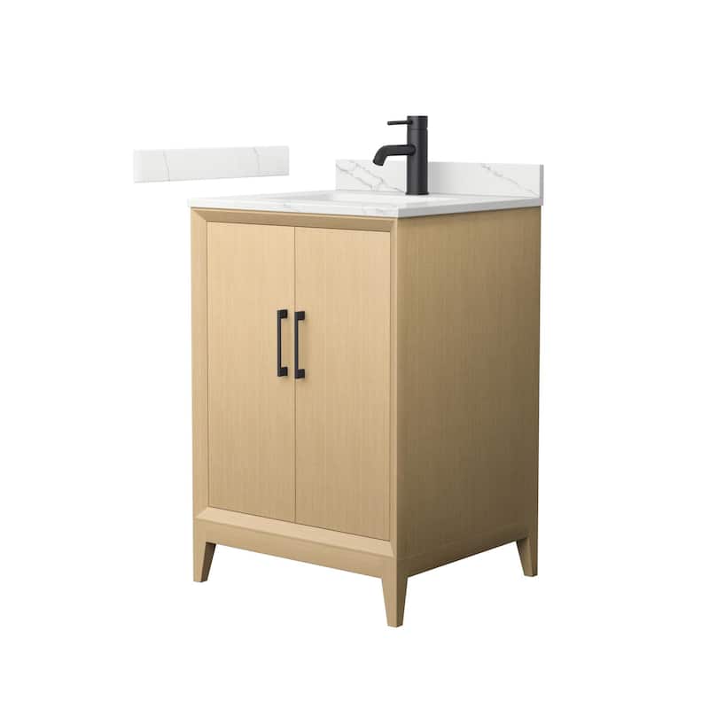 Wyndham Collection WCH7575-24S-QTZ-UNSMXX Janna 24" Free Standing