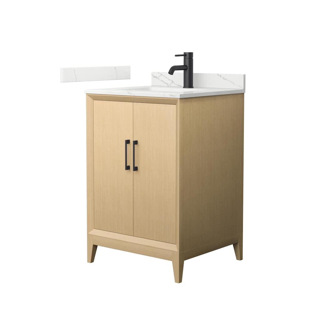Wyndham Collection WCH7575-24S-QTZ-UNSMXX Janna 24" Free Standing