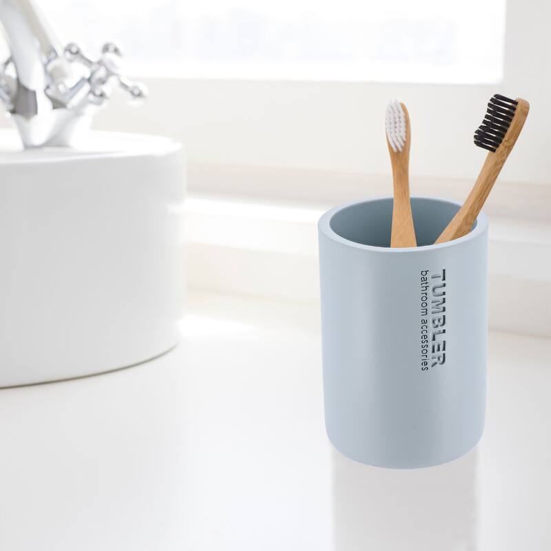 Modern Bathroom Tumbler, Minimalist Design Toothbrush Holder, Versatile Home Organizer
