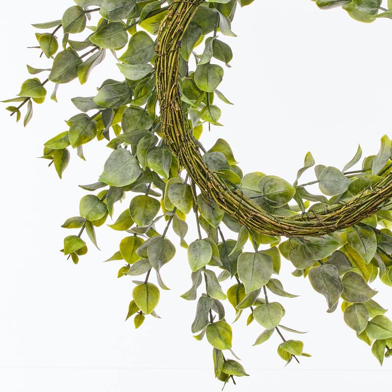 22" UV Eucalyptus Wreath