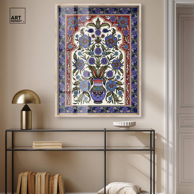 Royal Vase Bloom Shadowbox by Art Remedy