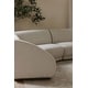 preview thumbnail 7 of 5, NADAAL STUDIOS Solace Wedge Slipper Chair, Contemporary Modular Design, Deep Foam & Fiber Cushioning, Plinth Base, White