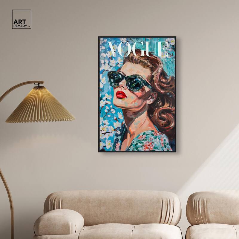 Autumn Blossom Icon Canvas by Art Remedy
