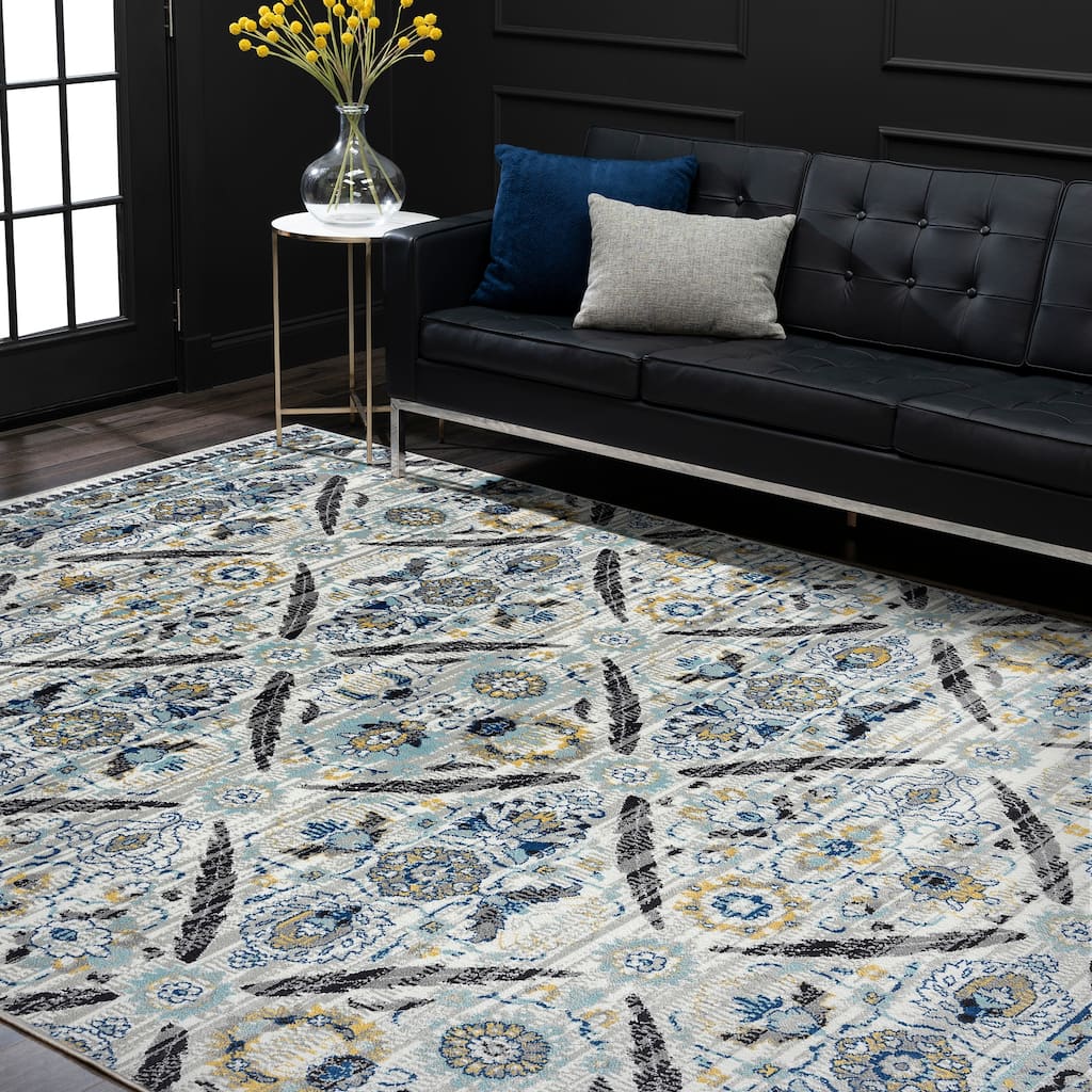 Eternal Farmhouse Floral Indoor Area Rug