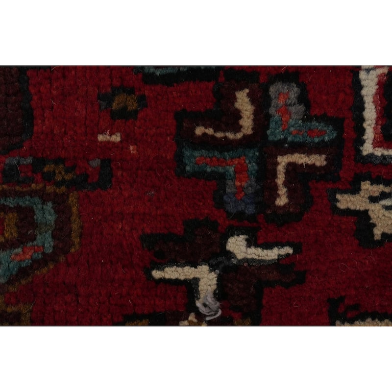 Hand Knotted Oriental 100% Wool Carpet Traditional Medallion Red Heriz Area Rug - 10' 3'' X 8' 5''