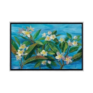 iCanvas "Oceanside Plumeria" by Silvia Vassileva Framed