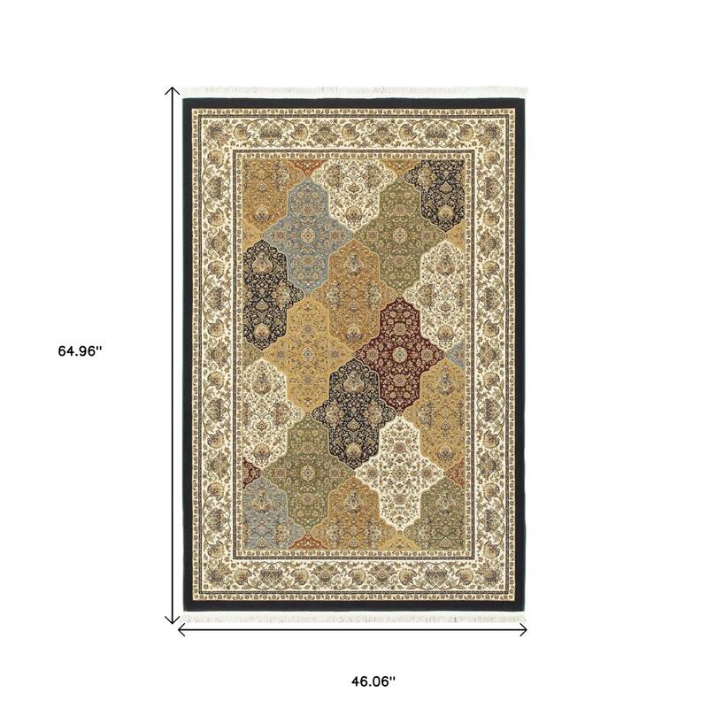 HomeRootsOriental Traditional Rectangle Area Rug