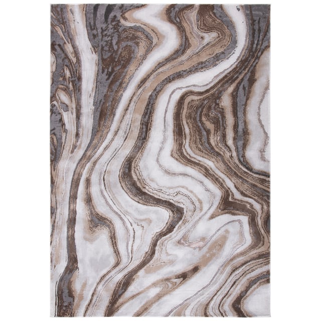 SAFAVIEH Craft Clytie Modern Abstract Marble Pattern Rug - 2'3" x 4' - Gold/Grey