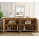 preview thumbnail 38 of 50, Buffet Cabinet with 3 Compartments for Dining Room, 32.4"H Sideboard