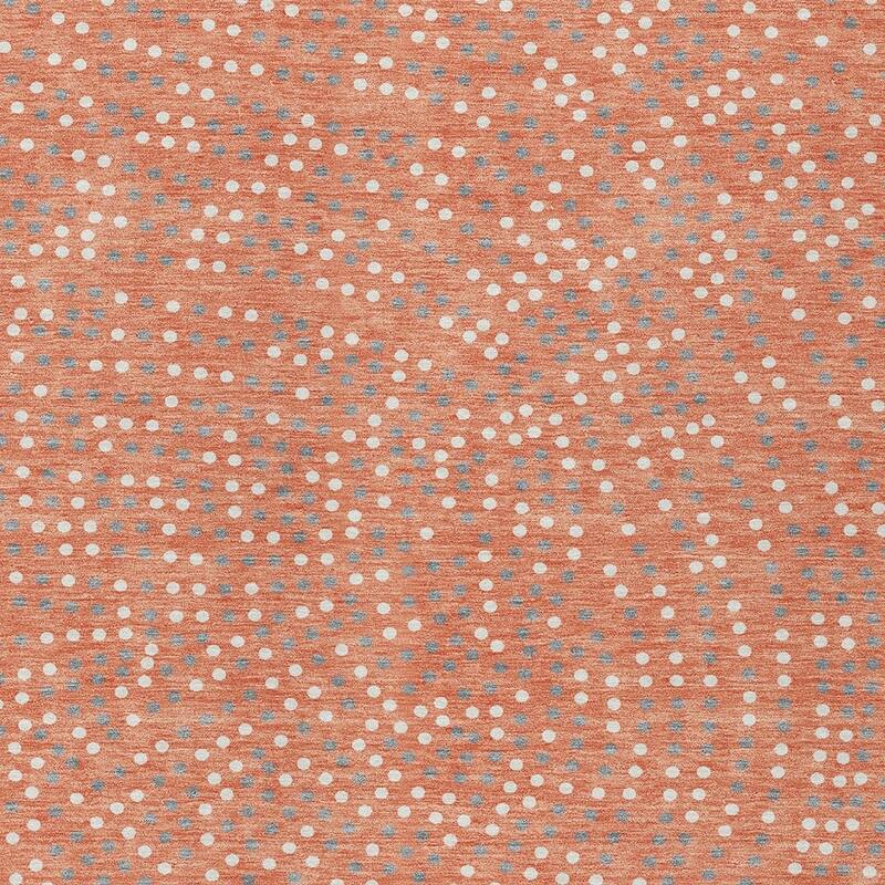 HomeRoots Polka Dot Transitional Rectangle Outdoor Rug
