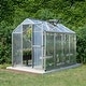 preview thumbnail 31 of 30, Aoodor Polycarbonate Walk-in Greenhouse with Aluminum Frame and Roof Vent
