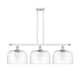 Option White and Polished Chrome / Clear Deco Swirl