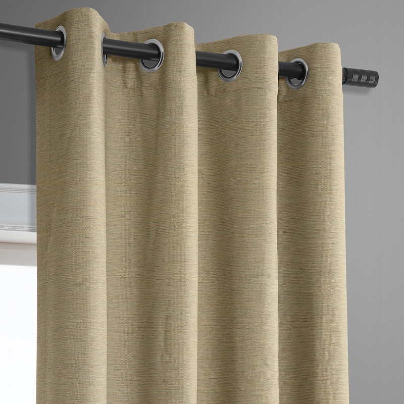 Exclusive Fabrics Bellino 63 In Grommet Room Darkening Curtain Panel (1 Panel) - 50 x 63