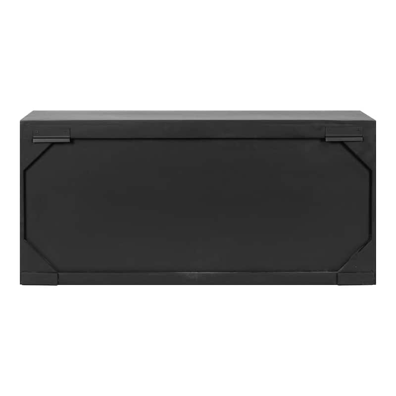 Kate and Laurel Mezzeta Decorative Wood Wall Cabinet