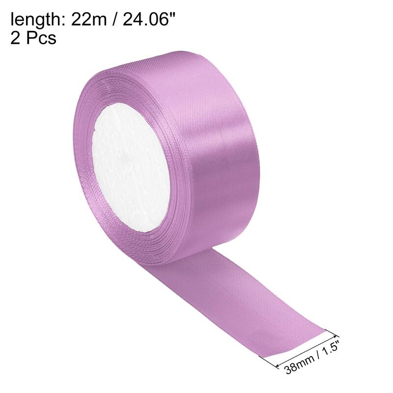 1.5 Inch Satin Ribbon, Double Face Crafts Roll for Wrapping Decoration