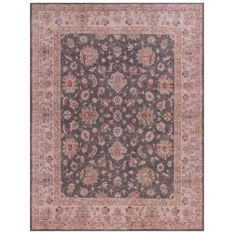 SAFAVIEH Tucson Machine Washable Slip Resistant Lissie Oriental Rug